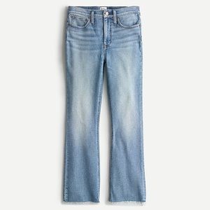 J. Crew 9" demi-boot crop jean Cornflower Size 25